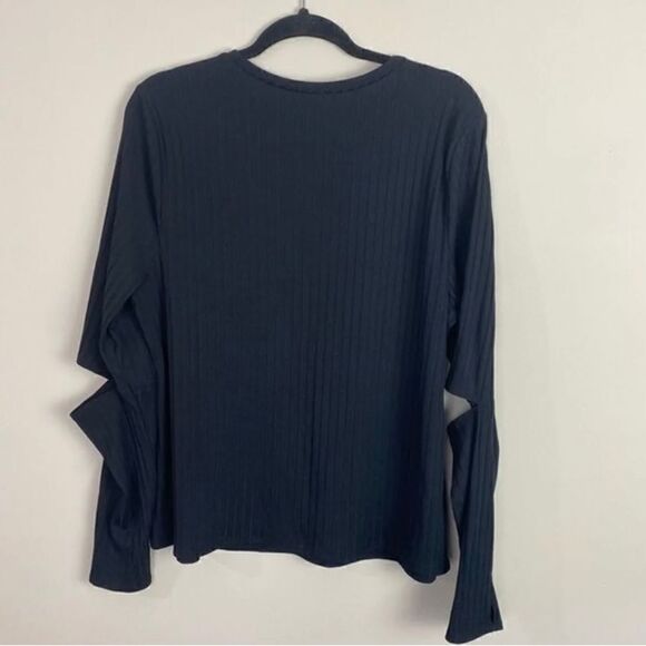 #157 FOREVER 21 ribbed tee - Picture 3 of 5